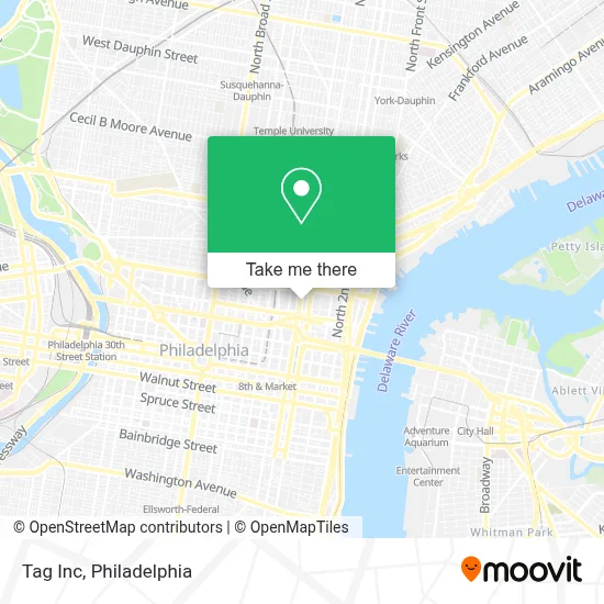 Tag Inc map