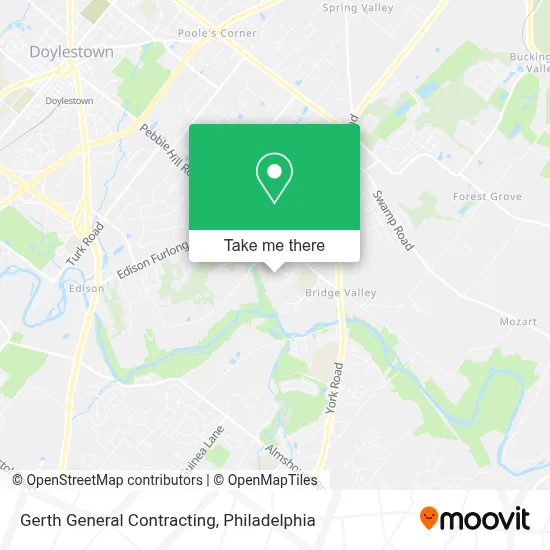 Gerth General Contracting map