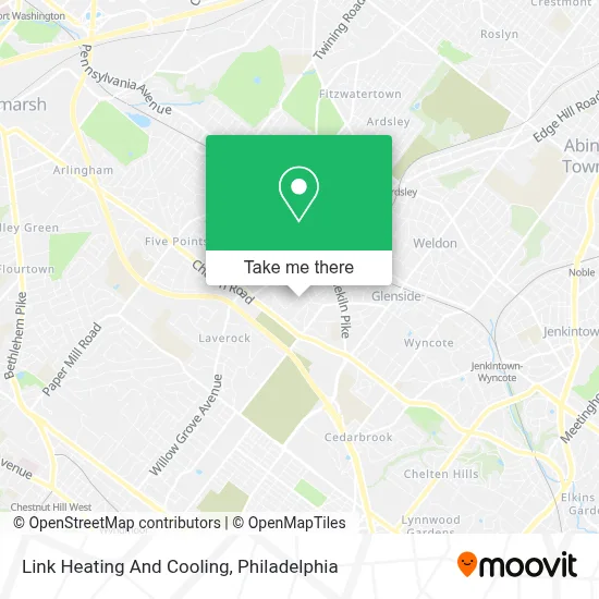 Link Heating And Cooling map