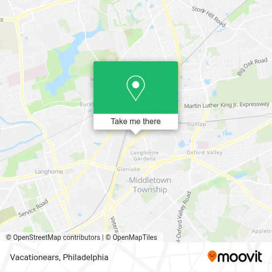 Vacationears map