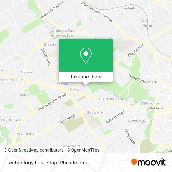 Technology Last Stop map