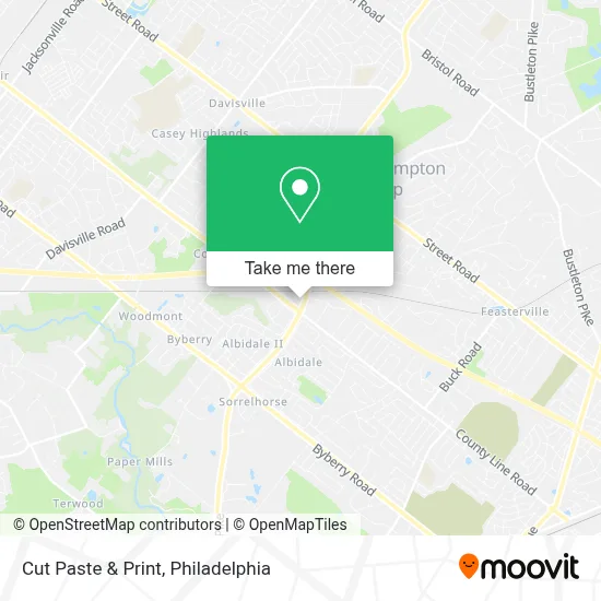 Cut Paste & Print map