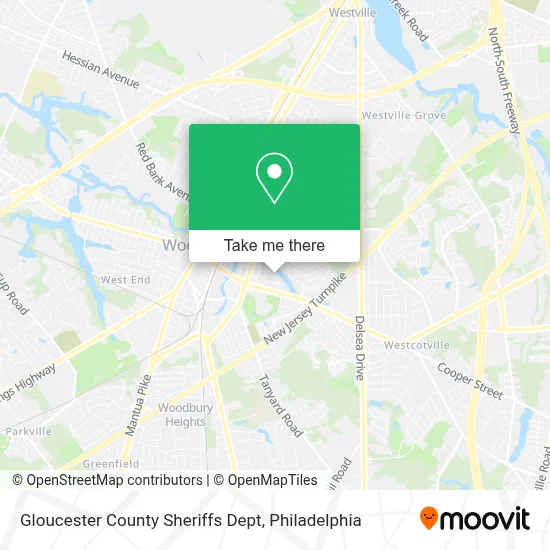 Gloucester County Sheriffs Dept map