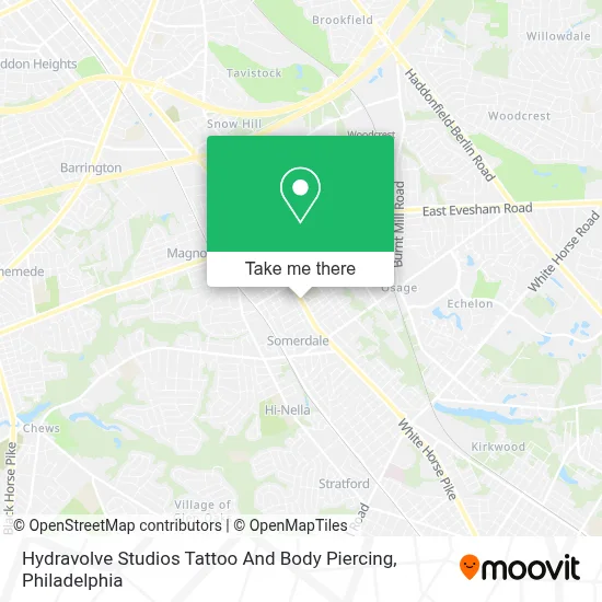 Hydravolve Studios Tattoo And Body Piercing map
