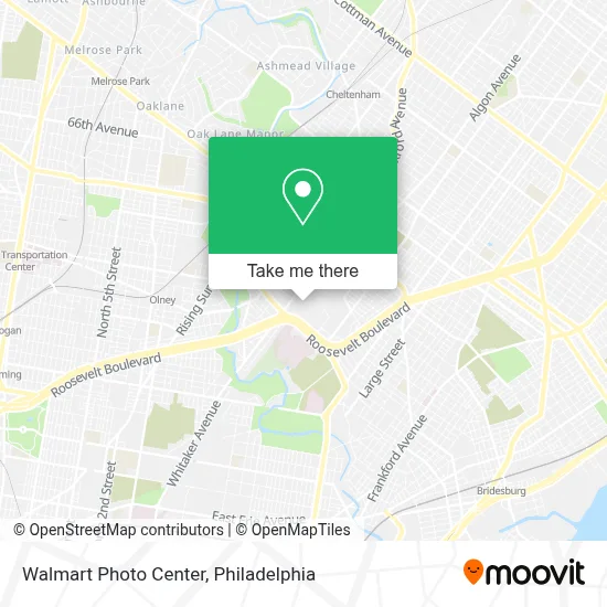 Walmart Photo Center map