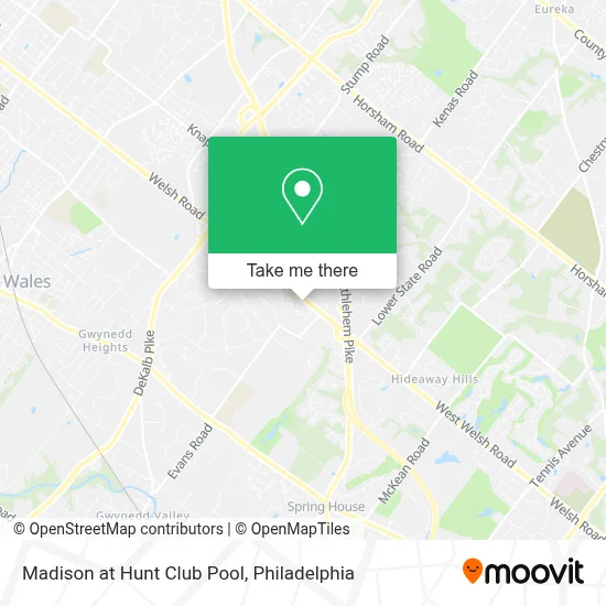 Madison at Hunt Club Pool map