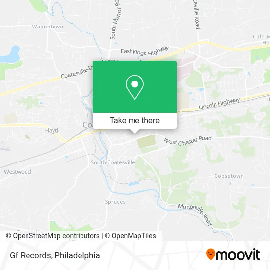Gf Records map