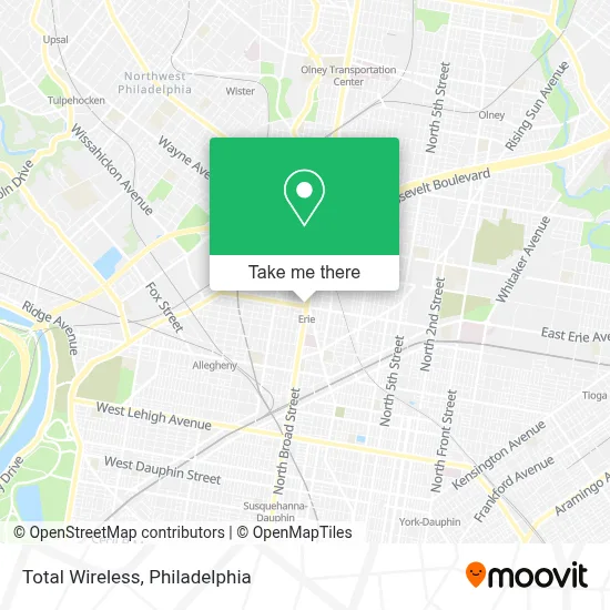 Total Wireless map