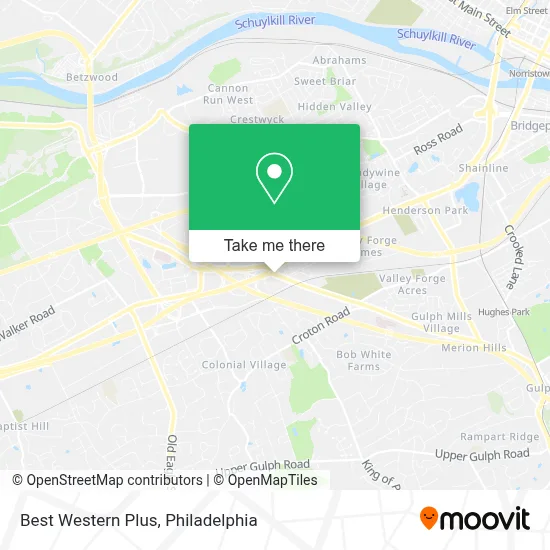 Best Western Plus map