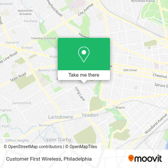 Customer First Wireless map