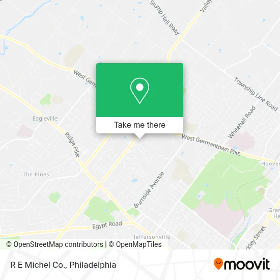 R E Michel Co. map
