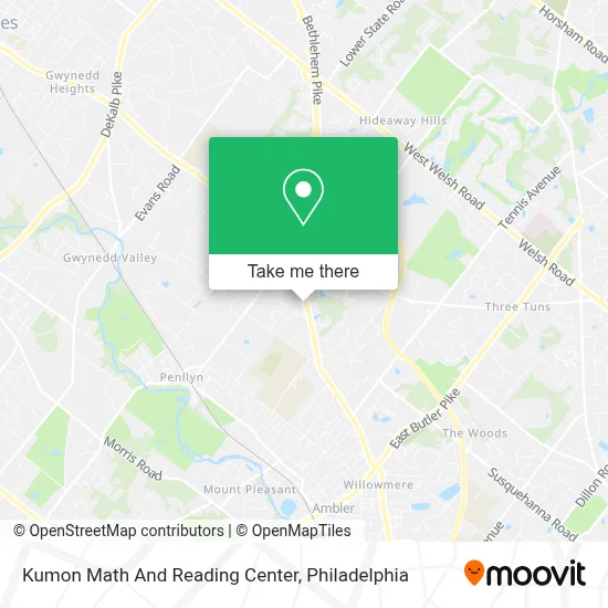 Kumon Math And Reading Center map