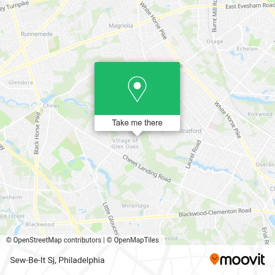 Sew-Be-It Sj map