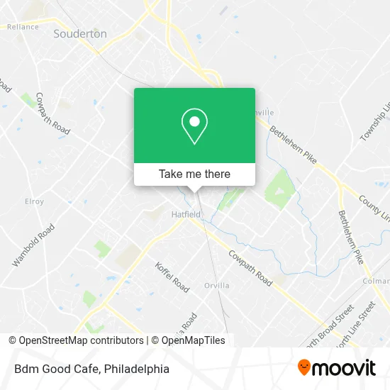 Bdm Good Cafe map