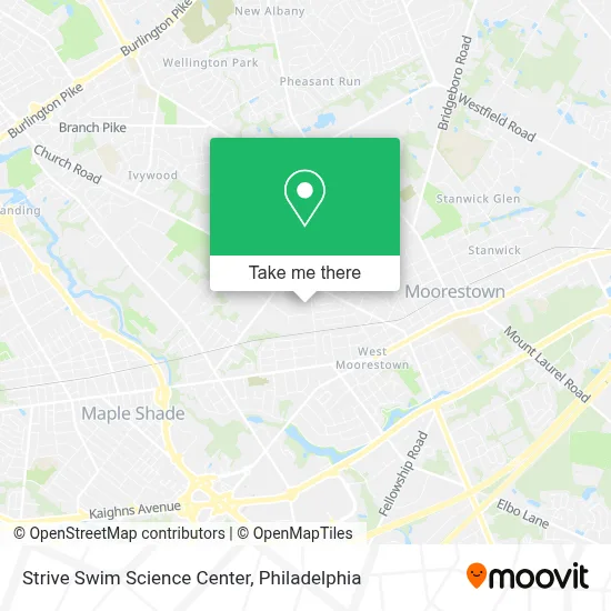 Strive Swim Science Center map