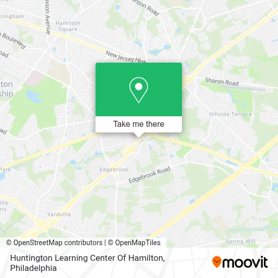 Huntington Learning Center Of Hamilton map