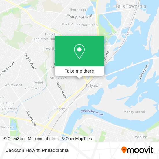 Jackson Hewitt map