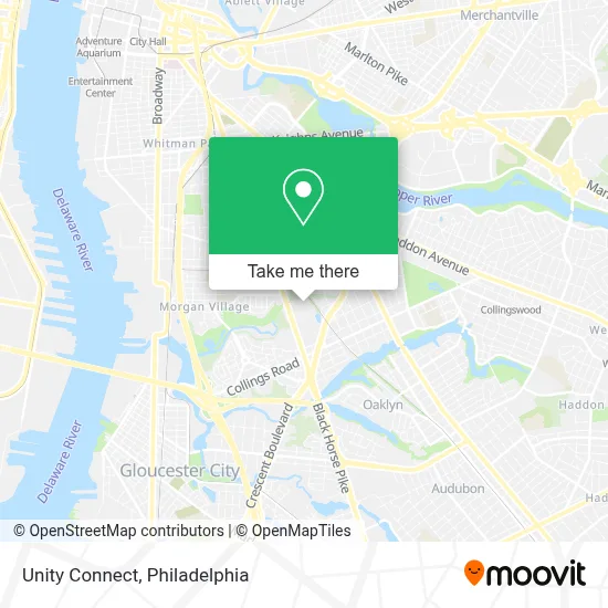 Unity Connect map