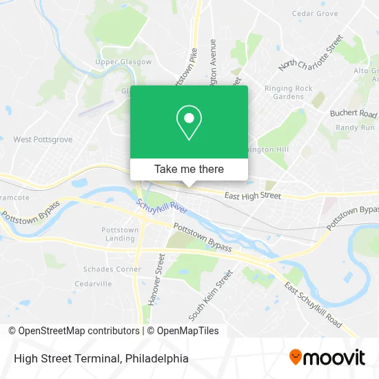 High Street Terminal map