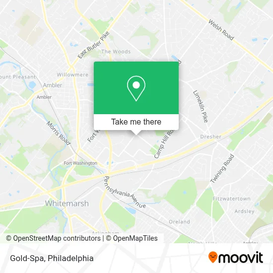 Gold-Spa map