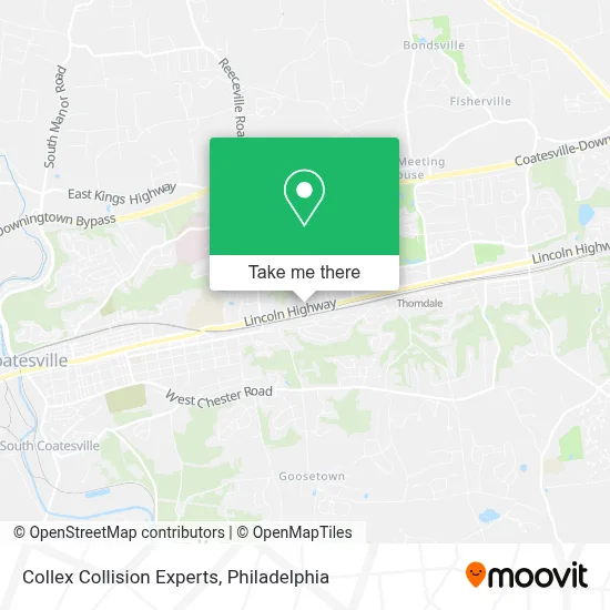 Collex Collision Experts map