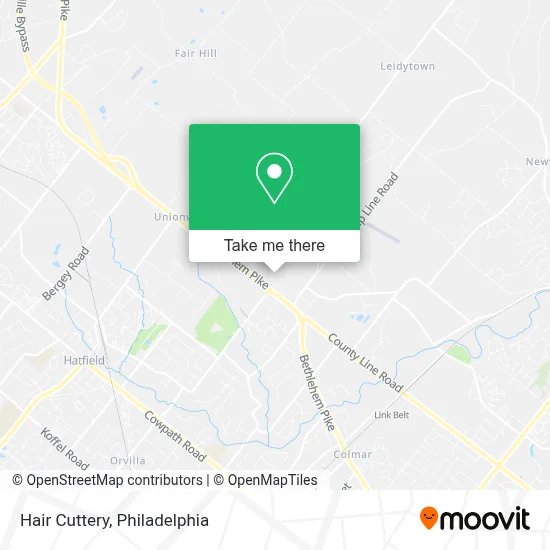 Hair Cuttery map