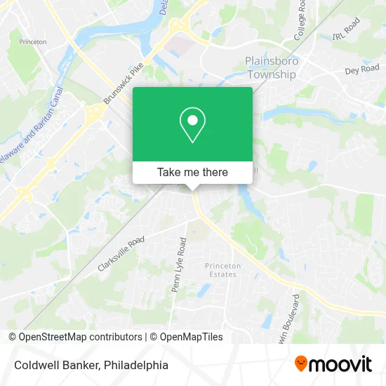 Coldwell Banker map