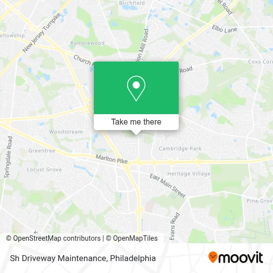 Sh Driveway Maintenance map