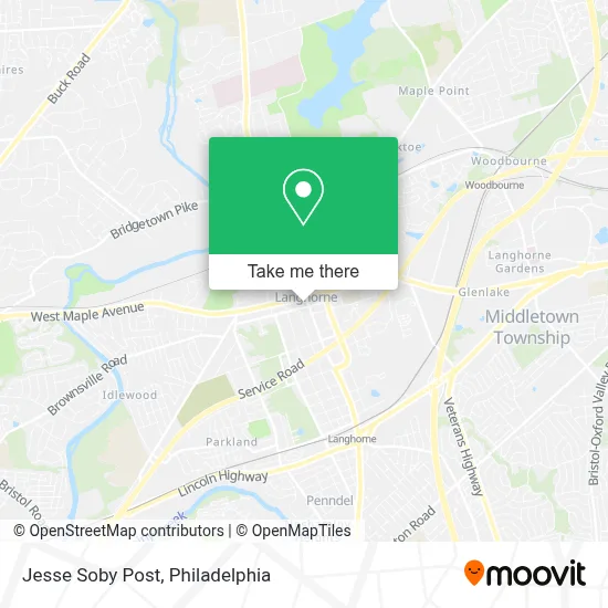Jesse Soby Post map