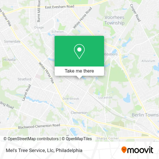 Mel's Tree Service, Llc map