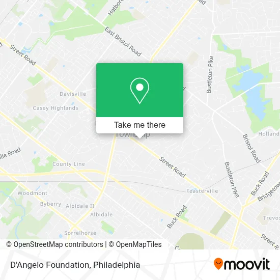D'Angelo Foundation map
