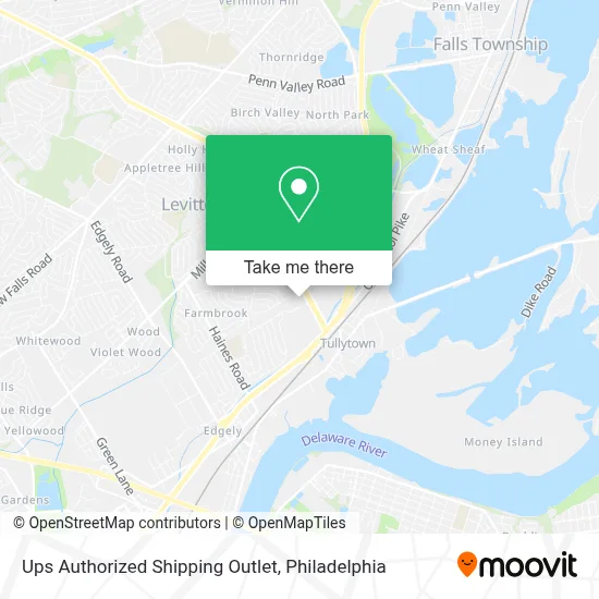Ups Authorized Shipping Outlet map