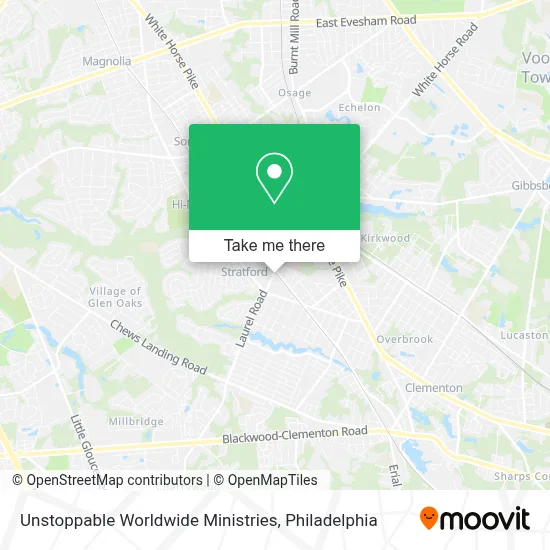 Unstoppable Worldwide Ministries map