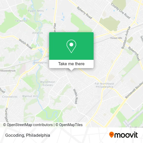 Gocoding map