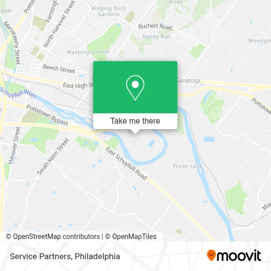Service Partners map