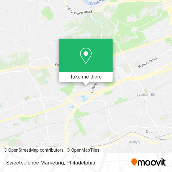 Sweetscience Marketing map