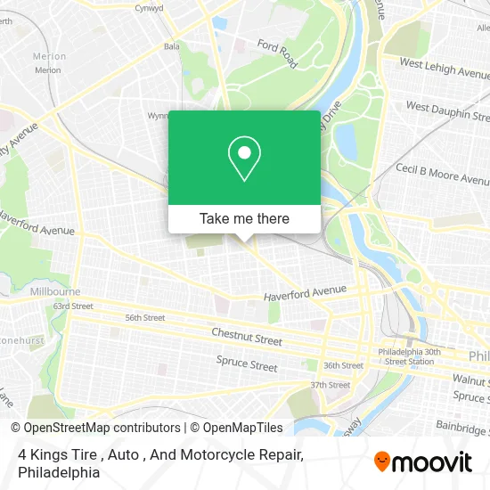 4 Kings Tire , Auto , And Motorcycle Repair map