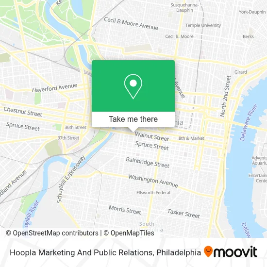 Hoopla Marketing And Public Relations map