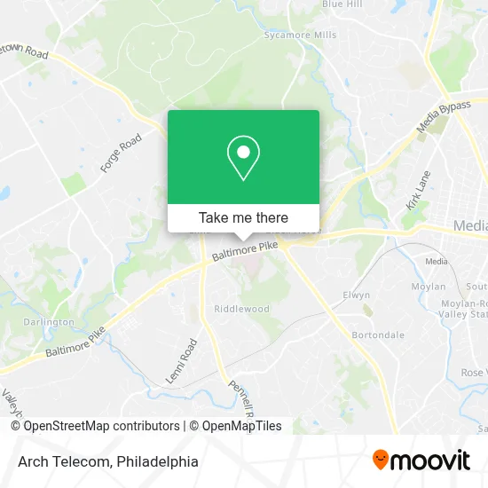 Arch Telecom map