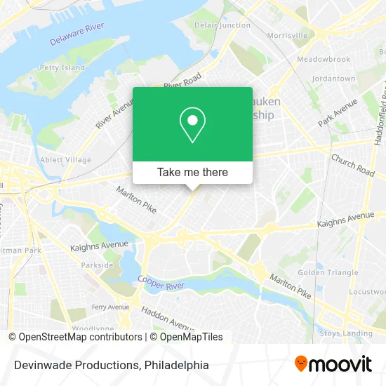 Devinwade Productions map