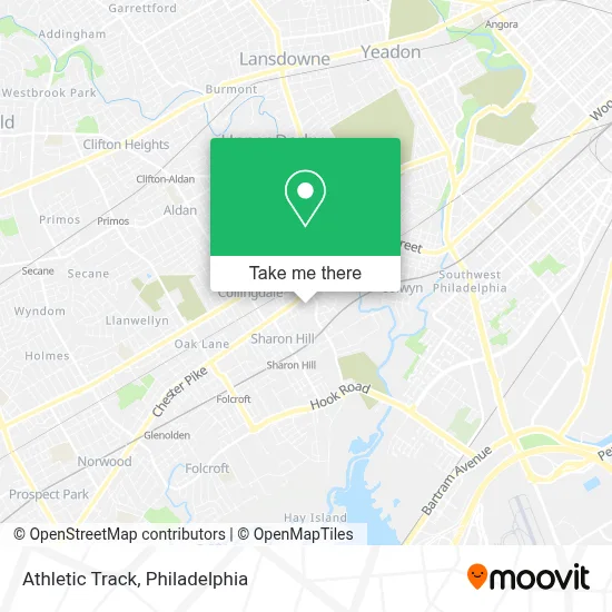 Athletic Track map