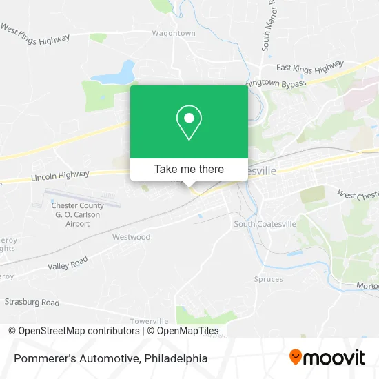 Pommerer's Automotive map