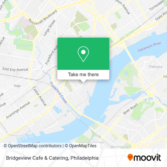Bridgeview Cafe & Catering map