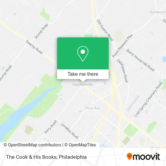 The Cook & His Books map