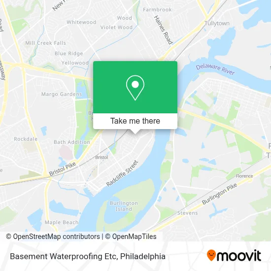 Basement Waterproofing Etc map