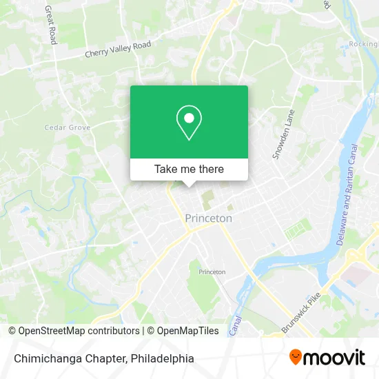 Chimichanga Chapter map