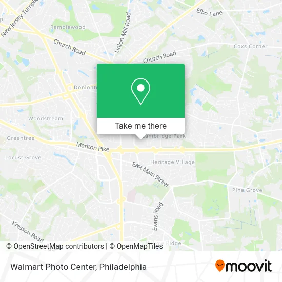 Walmart Photo Center map