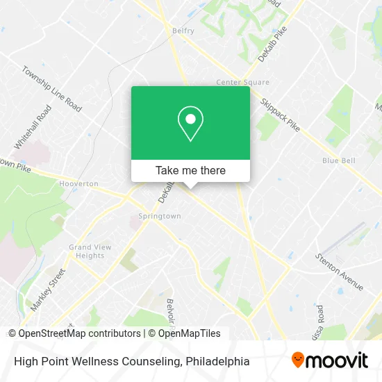 High Point Wellness Counseling map