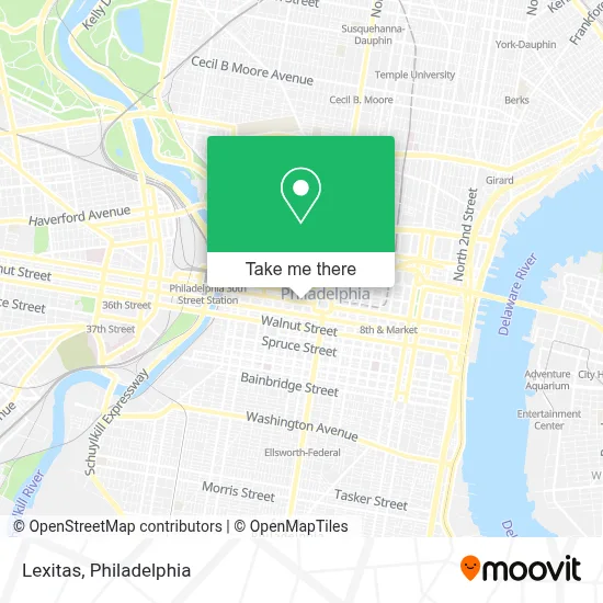 Lexitas map
