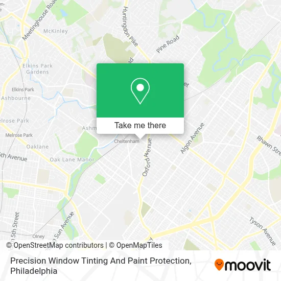 Precision Window Tinting And Paint Protection map